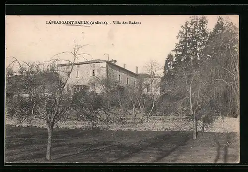 AK Lapras-Saint-Basile, Villa des Badous