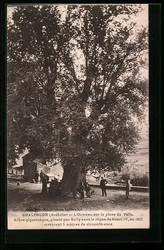 AK Chalencon, L`Ormeau sur la place du Valla