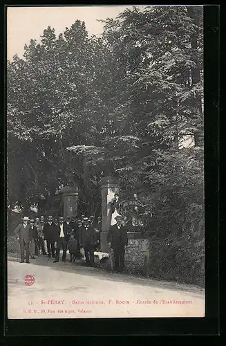 AK St-Péray, Bains résineux F. Roche, Entrée de l`Etablissement