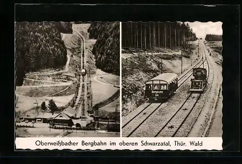 AK Oberweissbach /Schwarzatal, Bergbahn