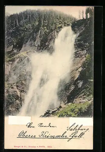 AK Oberer Krimmler Wasserfall