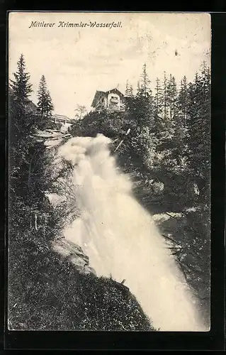 AK Mittlerer Krimmler-Wasserfall
