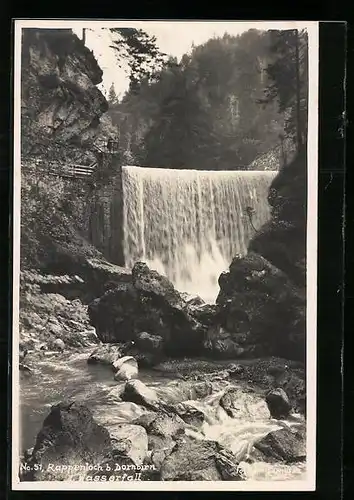 AK Rappenloch b. Dornbirn, 1. Wasserfall