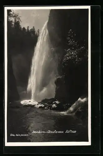 AK Dornbirn, Staufensee Abfluss, Wasserfall