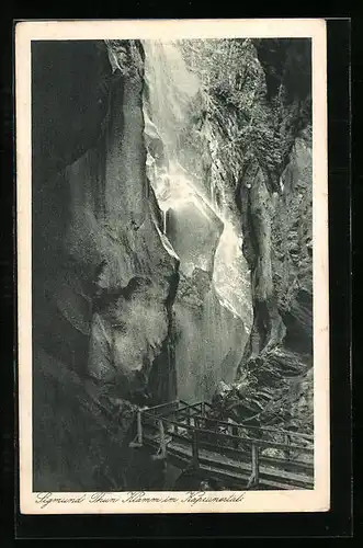 AK Kaprunertal, Sigmund Thun Klamm, Wasserfall