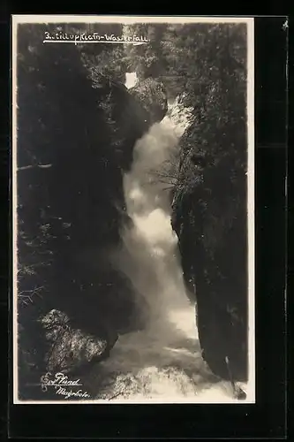 AK Stillupklamm Wasserfall