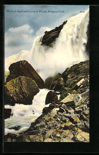 AK Niagara Falls, Rock of Ages and Cave of Winds, Wasserfall