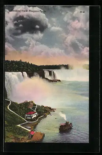 AK Niagara Falls, General View, Wasserfall