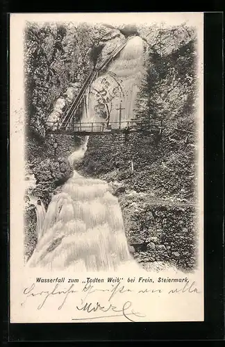 AK Frein, Wasserfall zum Todten Weib