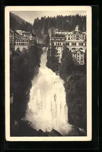 AK Bad Gastein, Partie am Wasserfall