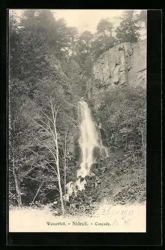 AK Nideck, Blick auf den Wasserfall