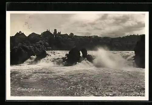 AK Blick auf den Rheinfall