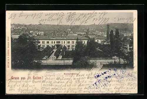 AK St. Gallen, Blick auf Kantonsspital