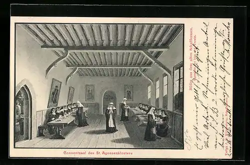 AK Schaffhausen, Conventsaal des St. Agnesenklosters