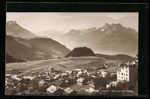 AK Leysin, Vue sur les Alpes