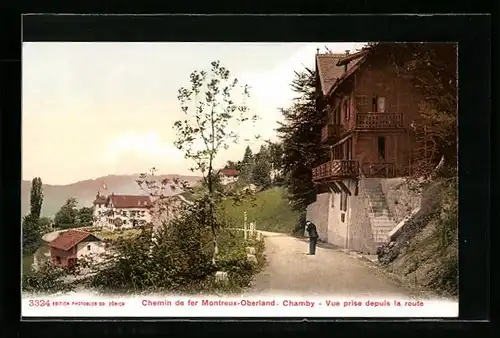 AK Chamby, Vue prise depuis la route