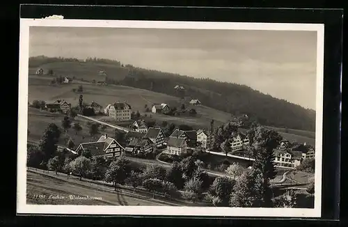 AK Lachen-Walzenhausen, Ortsansicht aus der Vogelschau