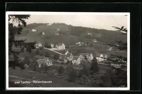 AK Lachen-Walzenhausen, Ortsansicht aus der Vogelschau