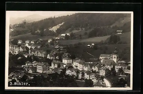 AK Bühler, Ortsansicht aus der Vogelschau