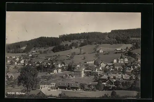 AK Bühler, Ortsansicht aus der Vogelschau