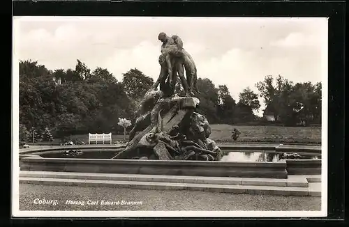 AK Coburg, Herzog Carl Eduard-Brunnen