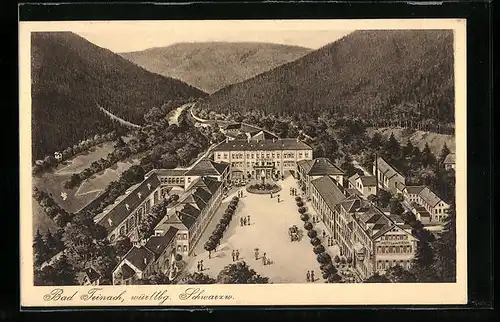 AK Bad Teinach /Württ., Gesamtansicht aus der Vogelschau