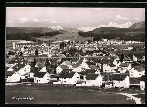 AK Wangen i. Allgäu, Ortsansicht aus der Vogelschau