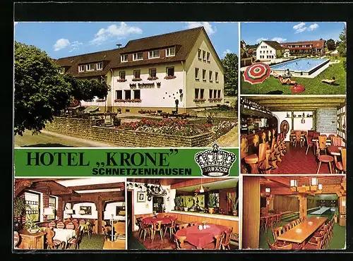 AK Friedrichshafen-Schnetzenhausen, Hotel - Restaurant Krone