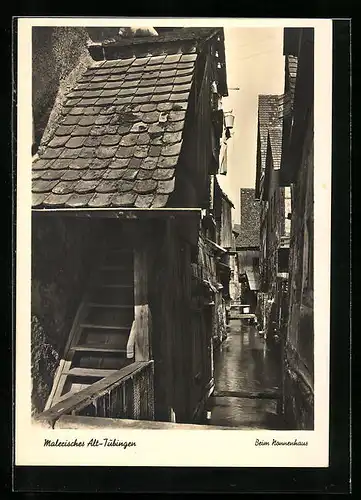 AK Tübingen, Partie beim Nonnenhaus, Alt-Tübingen