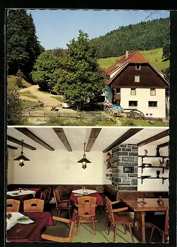 AK Grafenhausen /Schwarzw., Gasthaus-Pension Tannenmühle