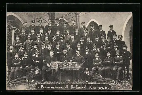 AK Denkendorf, Klasse der Präparandenanstalt 1909 /11