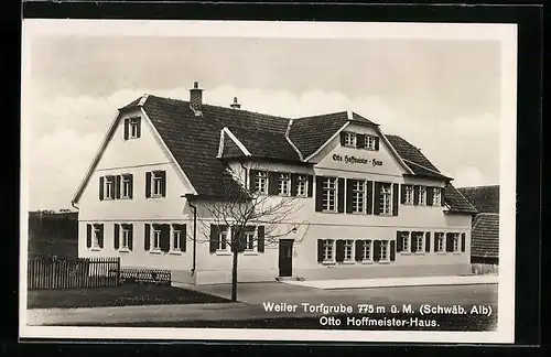 AK Weiler Torfgrube /Schwäb. Alb, Otto Hoffmeister-Haus