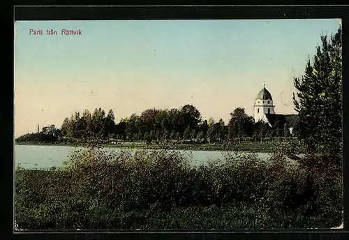 AK Rättvik, Blick zur Kirche