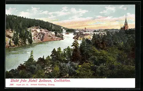 AK Trollhättan, Utsikt fran Bellevue