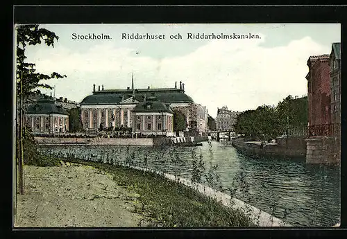 AK Stockholm, Riddarhuset och Riddarholmskanalen