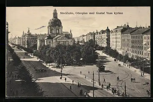 AK Stockholm, Odenplan med Gustaf Vasa kyrkan