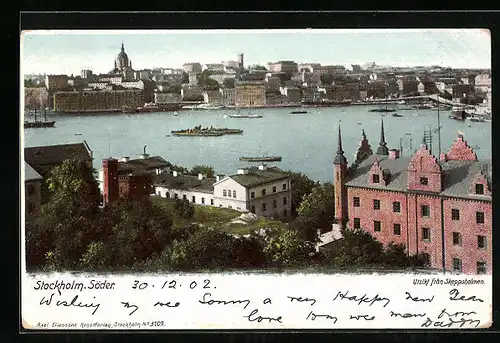 AK Stockholm, Utsikt fran Skeppsholmen, Söder