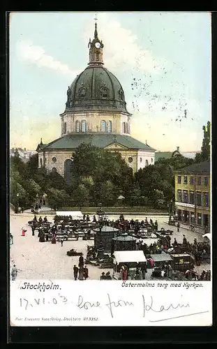 AK Stockholm, Östermalms torg med Kyrkan