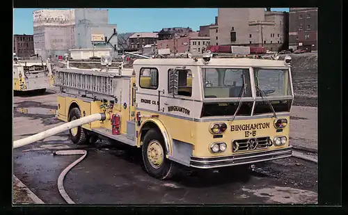 AK Binghampton, N.Y., Wagen Binghampton Engine No. 5 der Feuerwehr