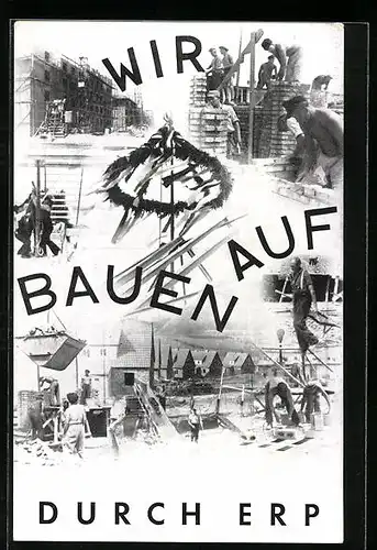 AK Wohnungsbau durch ERP (Marshallplan)-Mittel im Jahr 1950