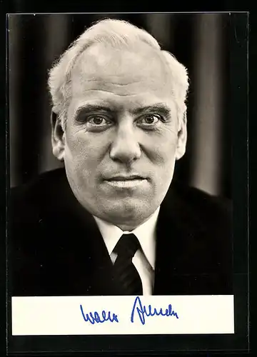 AK Portrait des Bundesministers für Arbeit Walter Arendt