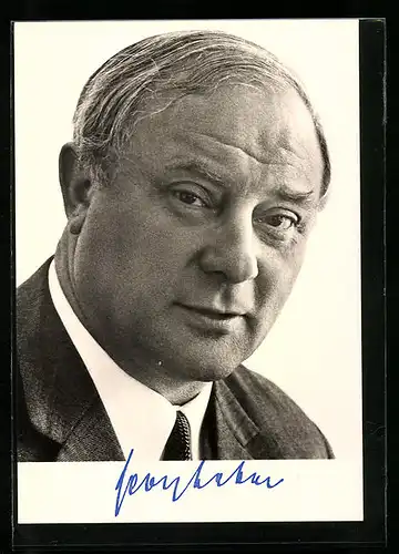 AK BRD, Georg Leber, Md B, Bundesminister der Verteidigung, Mitglied des SPD-Präsidiums