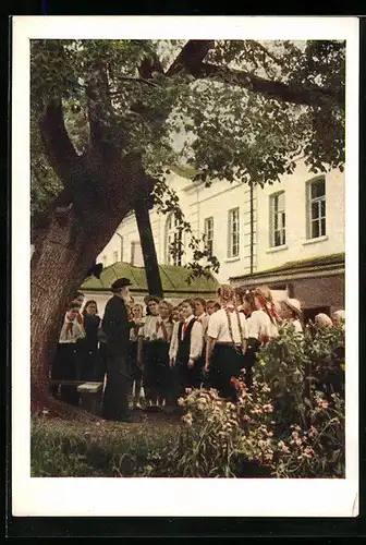 AK Das Tolstoi-Haus in Jasnaja Poljana