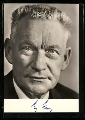 AK Alex Möller, Bundesminister der Finanzen, Autograph