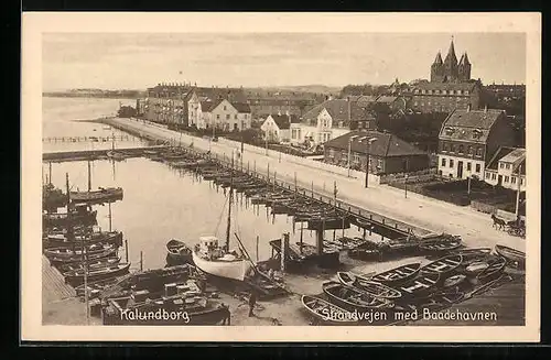 AK Kalundborg, Strandvejen med Baadehavnen
