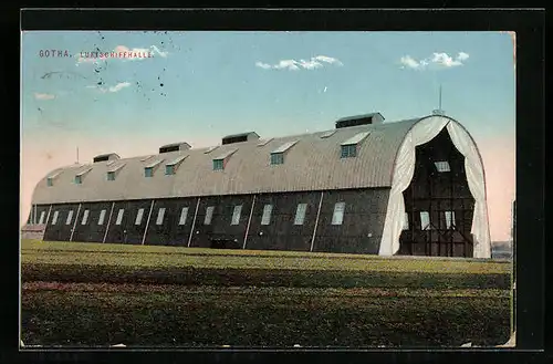 AK Gotha, Zeppelin Luftschiffhalle