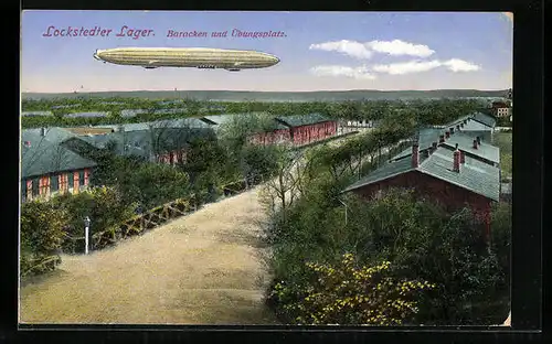 AK Lockstedter Lager, Baracken und Übungsplatz, Zeppelin