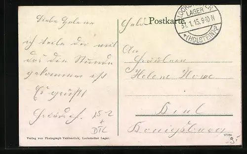 AK Lockstedter Lager, Baracken und Übungsplatz, Zeppelin