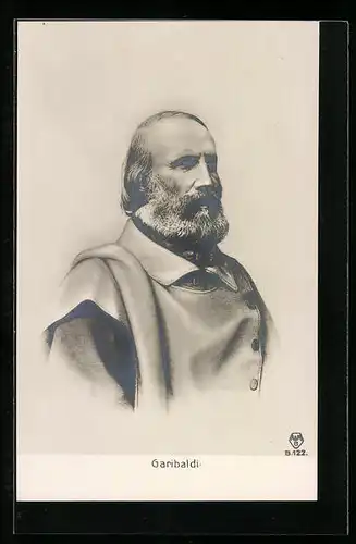 AK Portrait von Garibaldi, italienischer Unabhängigkeitskrieg