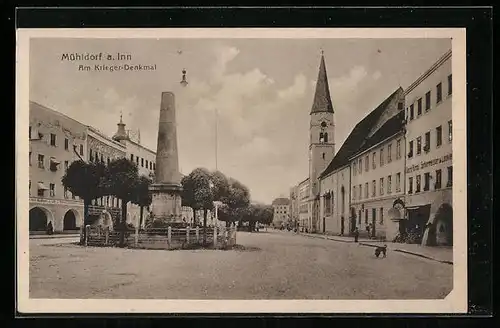 AK Mühldorf a. Inn, Am Krieger-Denkmal